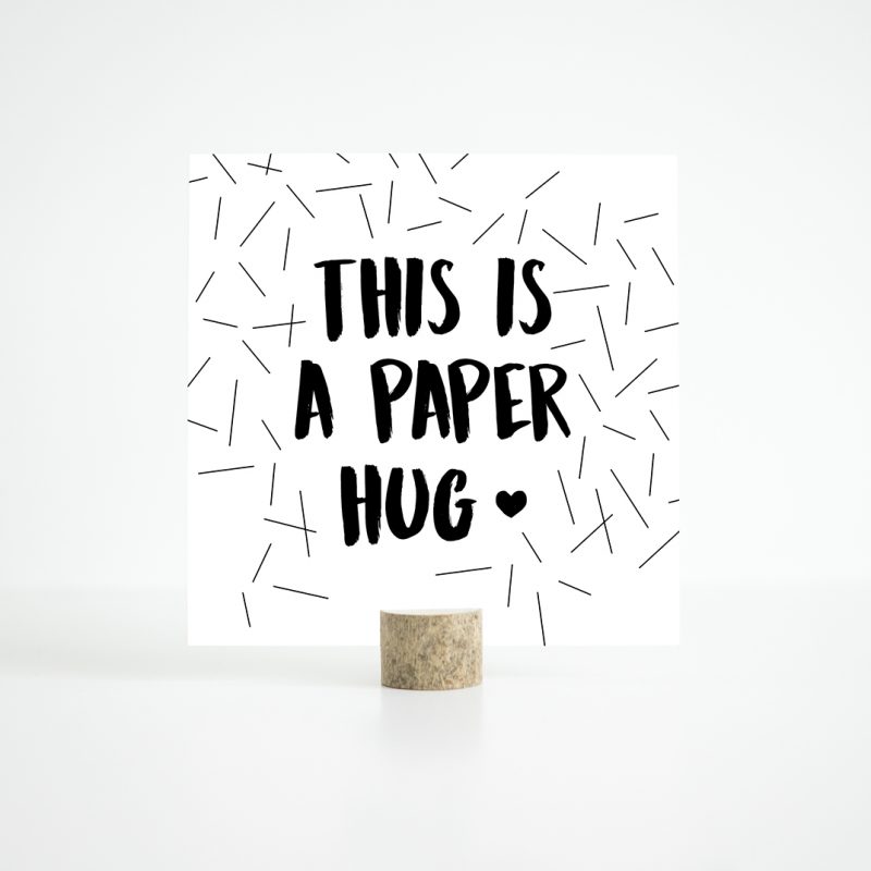 Kaart 135 - This is a paper hug 1