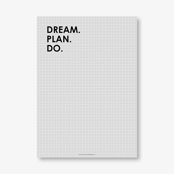 Notitieblok - Dream. Plan. Do - A5 formaat 1