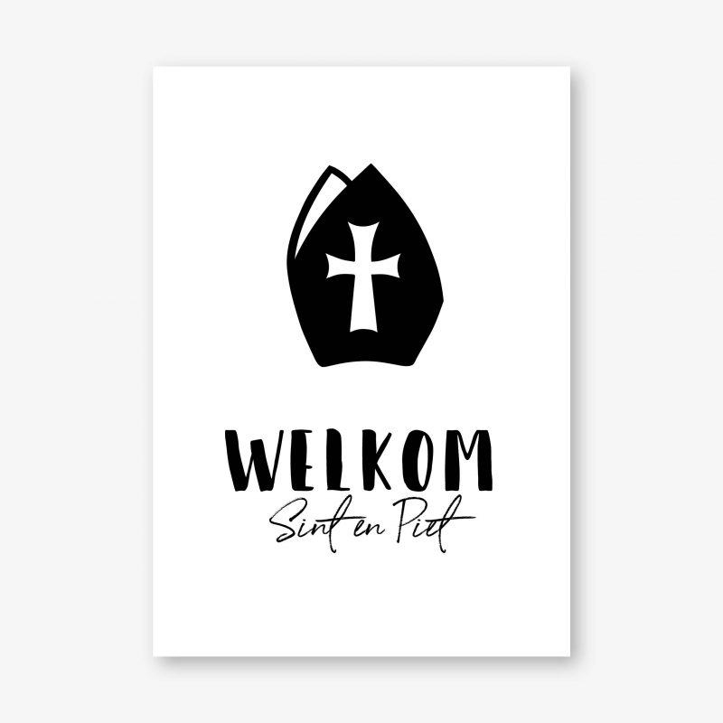 Poster Sinterklaas - Welkom Sint & Piet (printable) 1