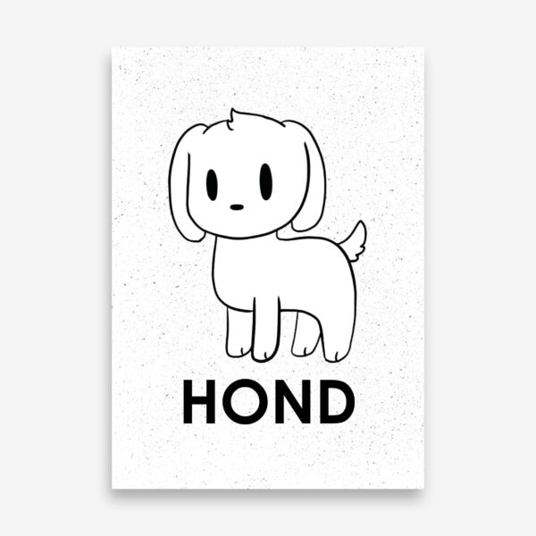 Kinderkamer_poster_hond