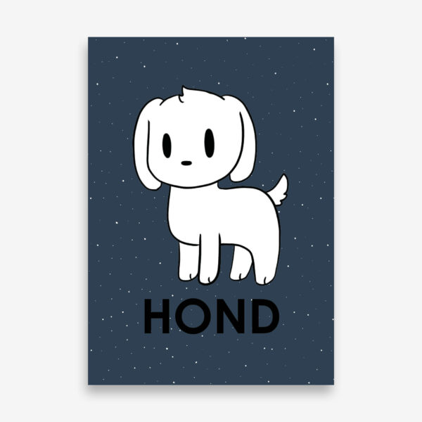 Kinderkamer_poster_hond